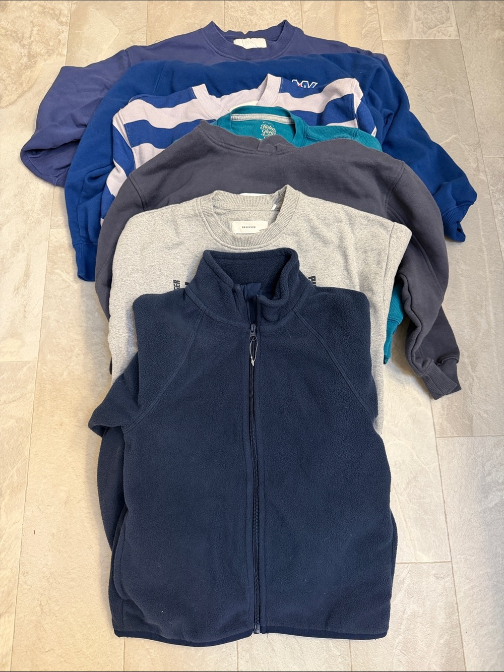 Zara Kids Navy & Blue Mixed Sweatshirt Bundle